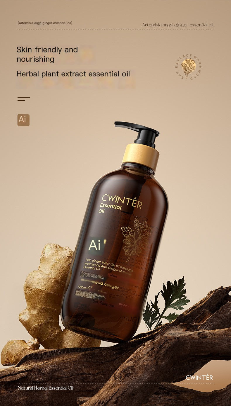 Aceite Esencial de Jengibre 500ml para el Cuidado del Cuerpo y Humectación